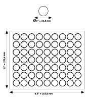 Product#6165 2.5″ x 2.5 ″